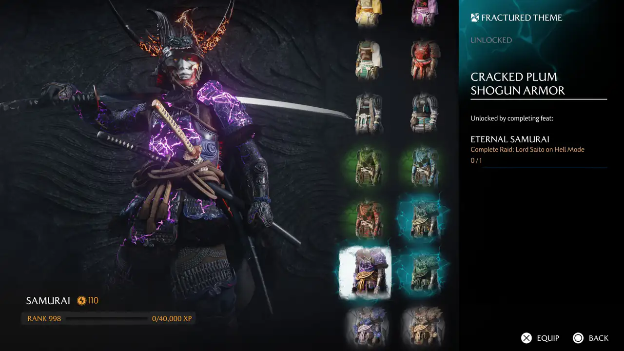 Ghost of Yotei (PS5) — Legends Mode Modded Save · Rank 998, 250+ Golden Weapons – image 4