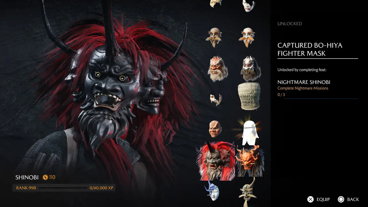 Ghost of Yotei (PS5) — Legends Mode Modded Save · Rank 998, 250+ Golden Weapons – image 11