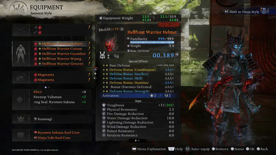 Nioh 3 (PS5) — Infinity Save · Infinite Damage, Infinite Protection, Story Complete – image 2