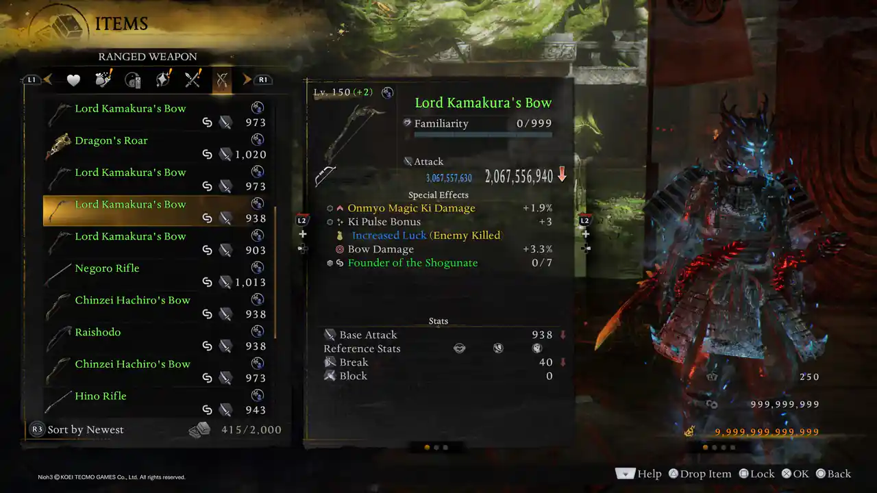 Nioh 3 (PS5) — Infinity Save · Infinite Damage, Infinite Protection, Story Complete – image 6