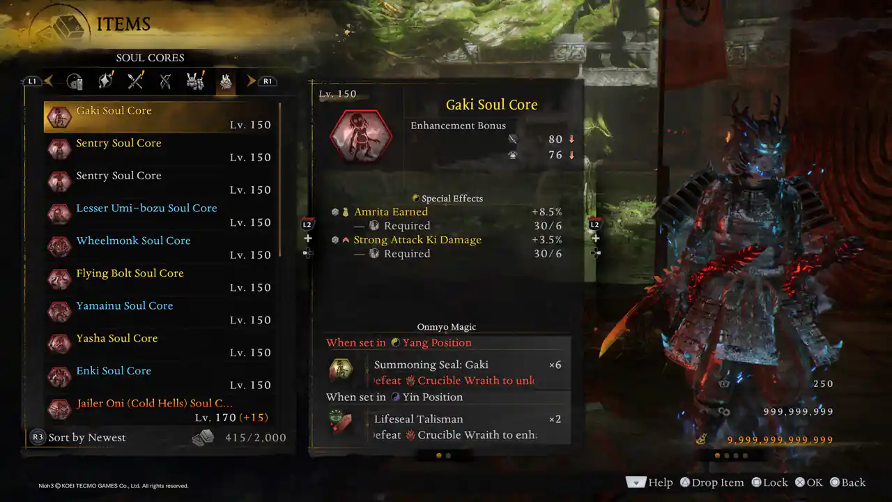 Nioh 3 (PS5) — Infinity Save · Infinite Damage, Infinite Protection, Story Complete – image 7