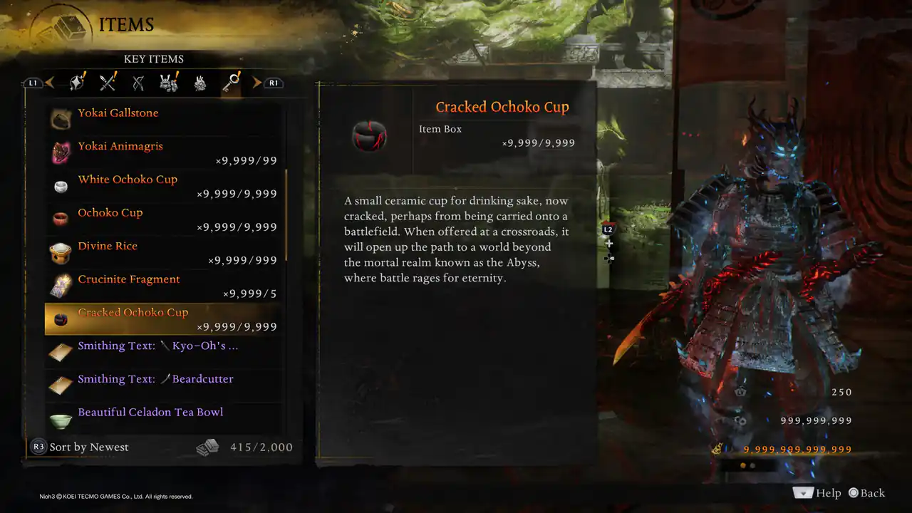 Nioh 3 (PS5) — Infinity Save · Infinite Damage, Infinite Protection, Story Complete – image 10