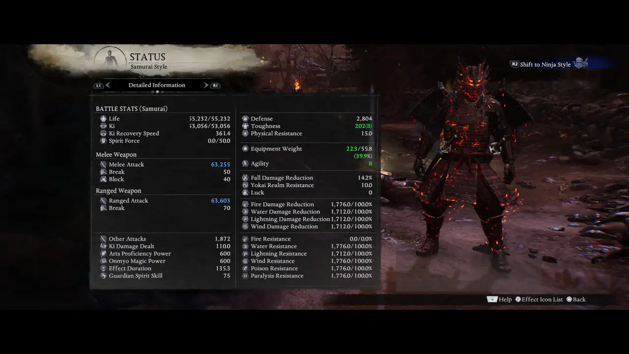 Nioh 3 (PS5) — Starter Save · Level 250, All Attributes 99, Max-Upgraded Gear – image 3