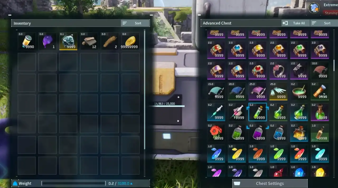 Palworld (PS5/PC) — Ultra Modded Starter Pack · Max Level, Every Pal Lv.80, 99,999,999 Gold – image 5