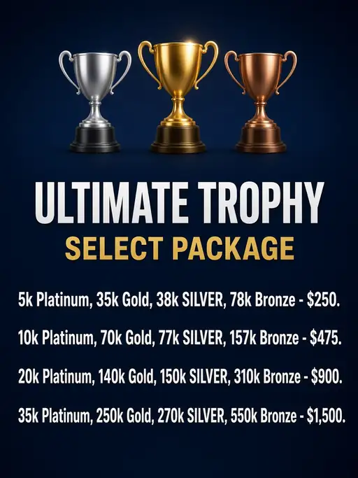 PlayStation Ultimate Trophy Service (PS3/PS4/PS5)