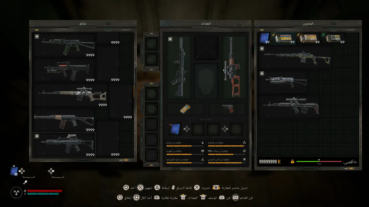 Stalker 2 (PS5/PC) — Max Money Save, Every Weapon & Armor x9999 – image 11