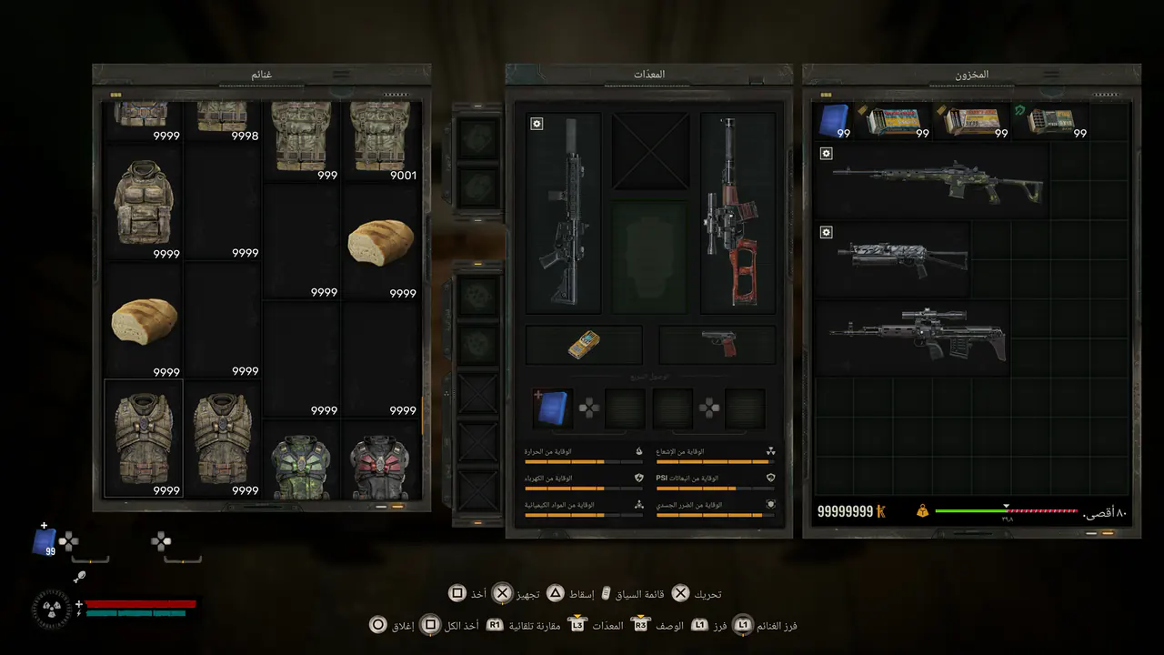 Stalker 2 (PS5/PC) — Max Money Save, Every Weapon & Armor x9999 – image 12
