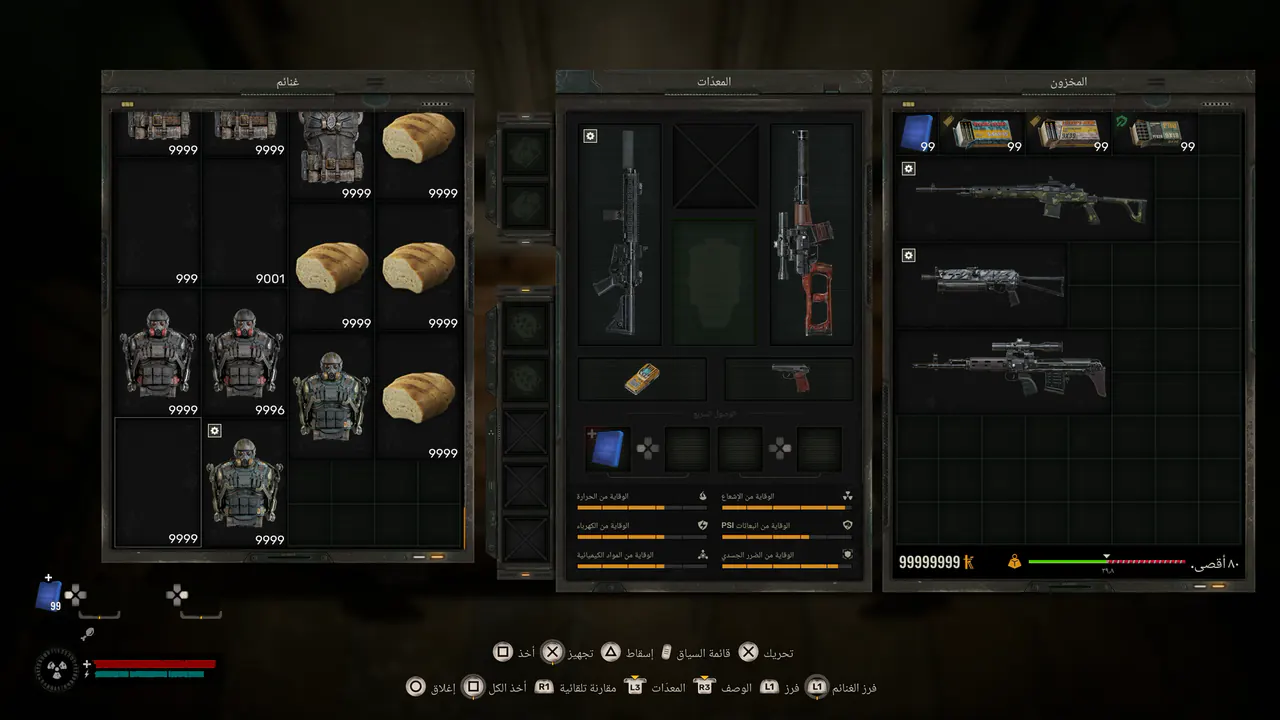 Stalker 2 (PS5/PC) — Max Money Save, Every Weapon & Armor x9999 – image 13