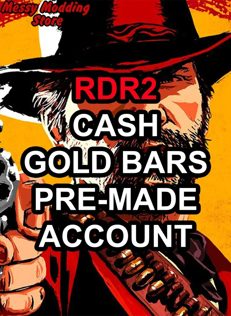 (PS/XBOX) Red Dead Redemption 2: Online Rank, Cash and Gold Bar (Pre-Made Accounts)
