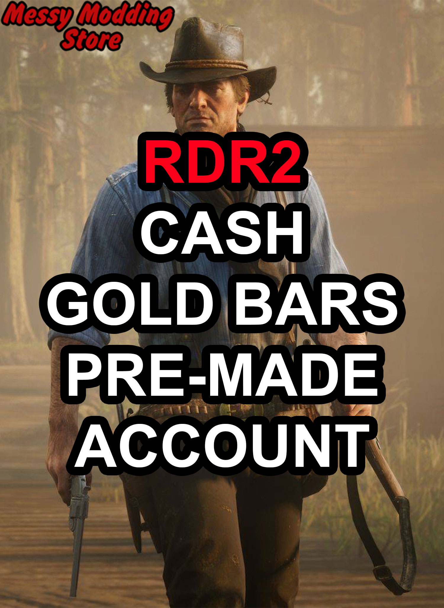 (PC/STEAM/EPIC) Red Dead Redemption 2: Online Rank, Cash and Gold Bar (Pre-Made Accounts)