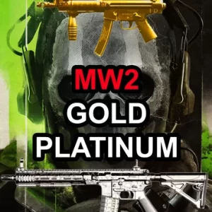 Warzone 2 / Modern Warfare II: Max Weapon Level / Gold Camo / Platinum (Hard Unlock)