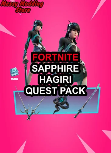 Fortnite Sapphire Hagiri Quest Pack (Applied to your account)