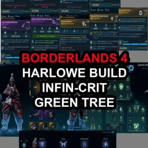 Borderlands 4 – New Harlowe Build – Infin Crit – Green Tree