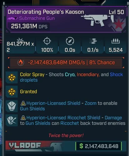 Borderlands 4 – Modified / Modded BOSS ONESHOT SMG- 251 Mil DPS (its Even Higher)