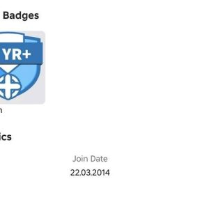 JOIN DATE – 2009 Year! – 15 YEARS OLD Roblox Account [UNVERIFIED – No Linked Email]+INSTANT DELIVERY 24/7